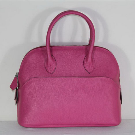 High Quality Replica Hermes Bolide Togo Leather Tote Bag Peach 1923 - Click Image to Close